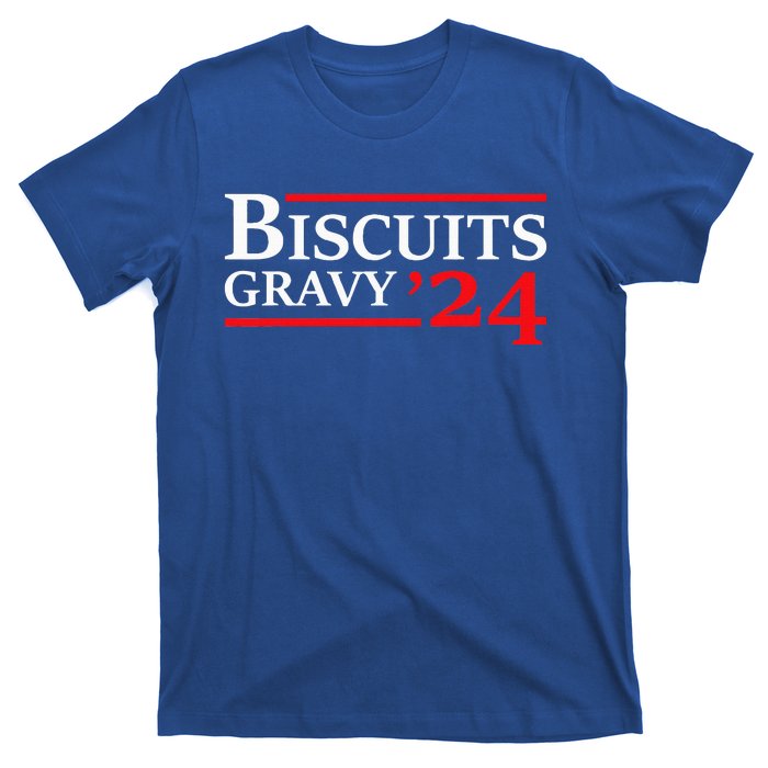 Biscuits Gravy 2024 Presidential Election Food Breakfast T-Shirt