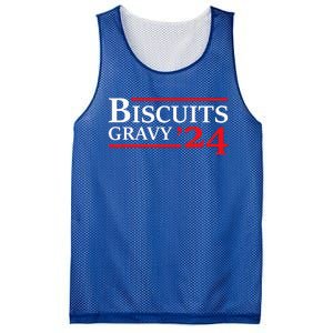 Biscuits Gravy 2024 Presidential Election Food Breakfast Mesh Reversible Basketball Jersey Tank