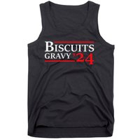 Biscuits Gravy 2024 Presidential Election Food Breakfast Tank Top