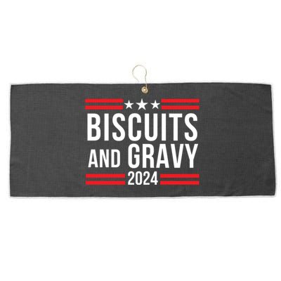 Biscuits & Gravy 2024 Foodie Southern Breakfast Food Lover Breakfast Lovers Large Microfiber Waffle Golf Towel