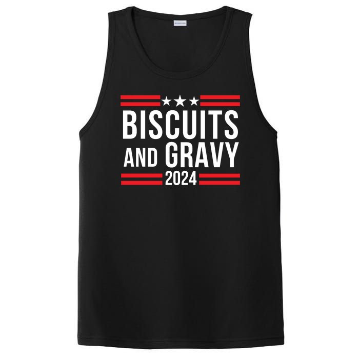 Biscuits & Gravy 2024 Foodie Southern Breakfast Food Lover Breakfast Lovers PosiCharge Competitor Tank