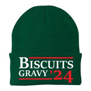 Biscuits Gravy 2024 Presidential Election Food Breakfast Knit Cap Winter Beanie