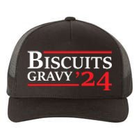 Biscuits Gravy 2024 Presidential Election Food Breakfast Yupoong Adult 5-Panel Trucker Hat