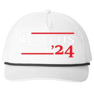 Biscuits Gravy 2024 Presidential Election Food Breakfast Snapback Five-Panel Rope Hat