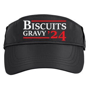 Biscuits Gravy 2024 Presidential Election Food Breakfast Adult Drive Performance Visor