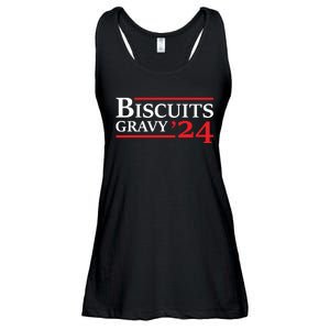 Biscuits Gravy 2024 Presidential Election Food Breakfast Ladies Essential Flowy Tank