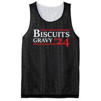 Biscuits Gravy 2024 Presidential Election Food Breakfast Mesh Reversible Basketball Jersey Tank