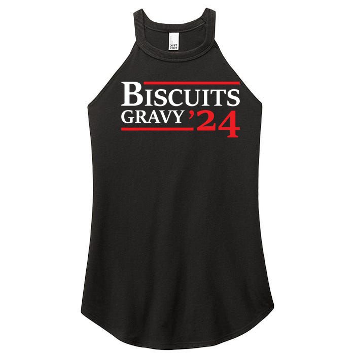 Biscuits Gravy 2024 Presidential Election Food Breakfast Women's Perfect Tri Rocker Tank