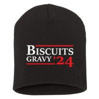 Biscuits Gravy 2024 Presidential Election Food Breakfast Short Acrylic Beanie