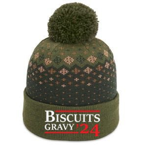 Biscuits Gravy 2024 Presidential Election Food Breakfast The Baniff Cuffed Pom Beanie