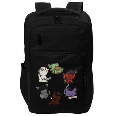 Baldurs Gate 3 Character Cute Cat Karlach Astarion Impact Tech Backpack