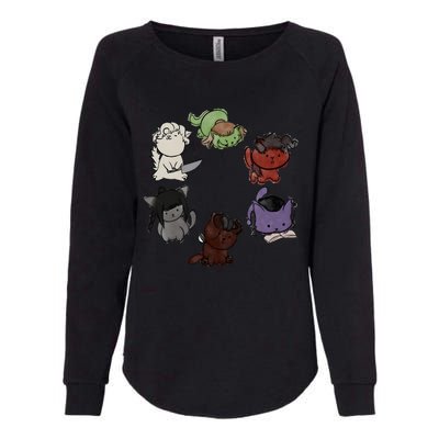 Baldurs Gate 3 Character Cute Cat Karlach Astarion Womens California Wash Sweatshirt