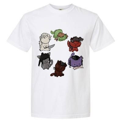 Baldurs Gate 3 Character Cute Cat Karlach Astarion Garment-Dyed Heavyweight T-Shirt