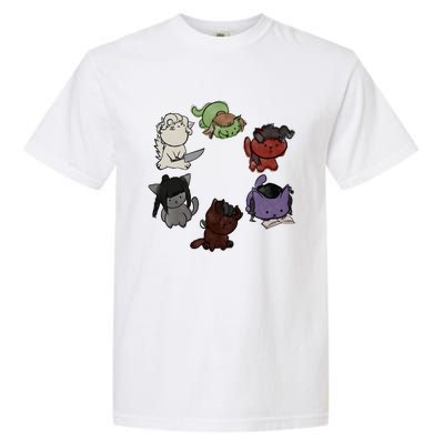 Baldurs Gate 3 Character Cute Cat Karlach Astarion Garment-Dyed Heavyweight T-Shirt