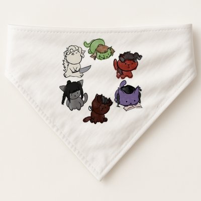 Baldurs Gate 3 Character Cute Cat Karlach Astarion USA-Made Doggie Bandana