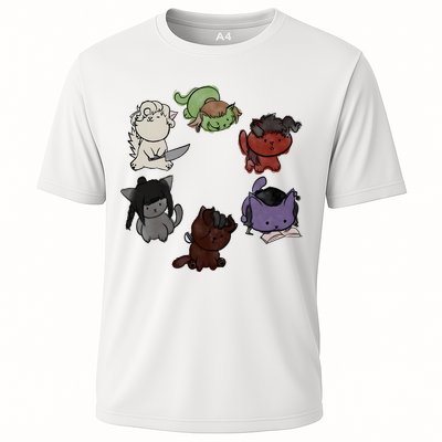 Baldurs Gate 3 Character Cute Cat Karlach Astarion Performance Shirt