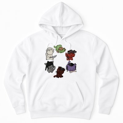 Baldurs Gate 3 Character Cute Cat Karlach Astarion Hoodie