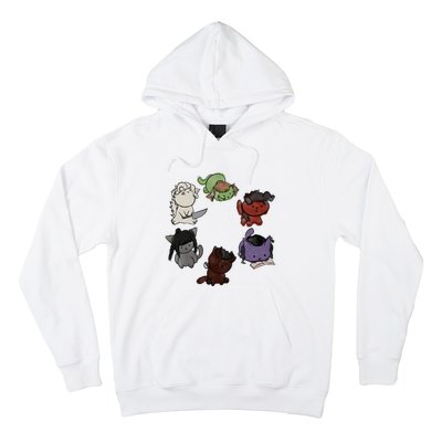 Baldurs Gate 3 Character Cute Cat Karlach Astarion Hoodie