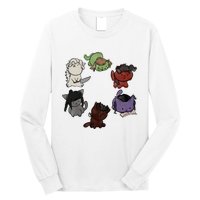 Baldurs Gate 3 Character Cute Cat Karlach Astarion Long Sleeve Shirt