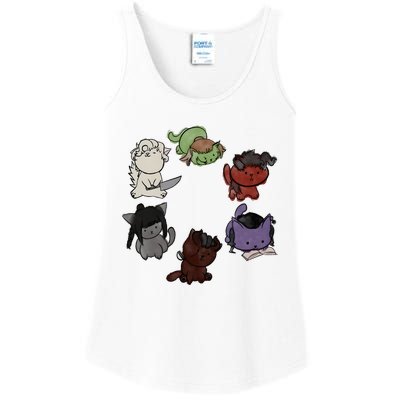 Baldurs Gate 3 Character Cute Cat Karlach Astarion Ladies Essential Tank