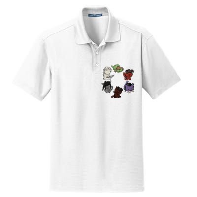 Baldurs Gate 3 Character Cute Cat Karlach Astarion Dry Zone Grid Polo