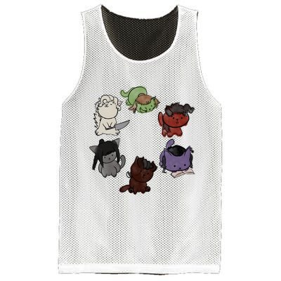 Baldurs Gate 3 Character Cute Cat Karlach Astarion Mesh Reversible Basketball Jersey Tank