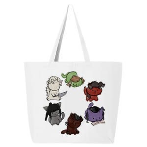 Baldurs Gate 3 Character Cute Cat Karlach Astarion 25L Jumbo Tote