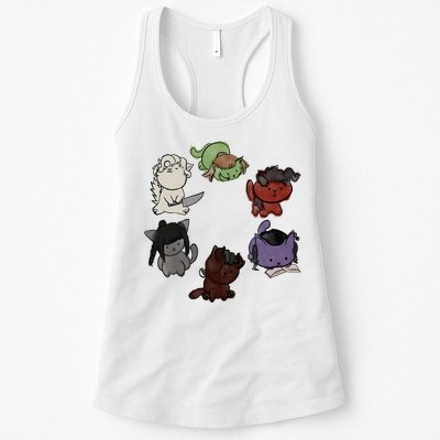 Baldurs Gate 3 Character Cute Cat Karlach Astarion Womens Tank Top