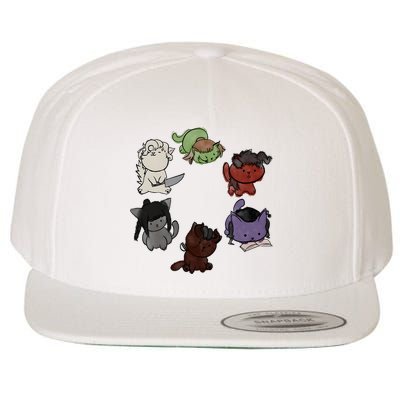 Baldurs Gate 3 Character Cute Cat Karlach Astarion Wool Snapback Cap