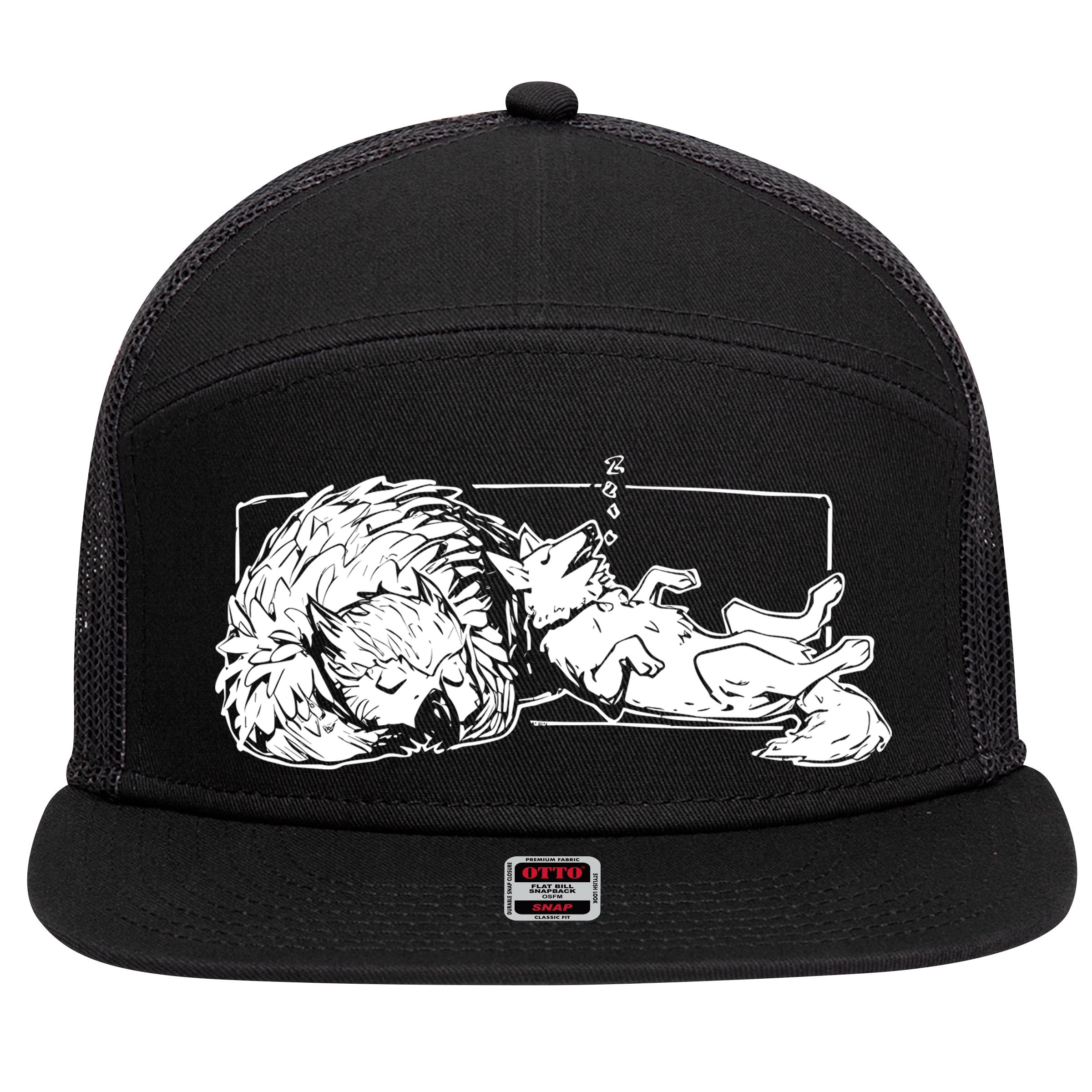 Baldur’S Gate 3 Best Friends 7 Panel Mesh Trucker Snapback Hat