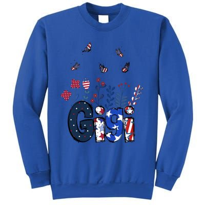 Butterflies Gigi 4th Of July Happy Usa Independence Christm Cool Gift Sweatshirt