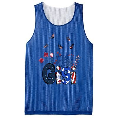 Butterflies Gigi 4th Of July Happy Usa Independence Christm Cool Gift Mesh Reversible Basketball Jersey Tank