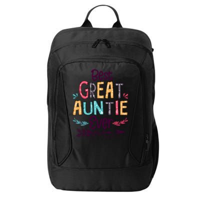 Best Great Auntie Ever Cute Arrow Family Blessing Meaningful Gift City Backpack