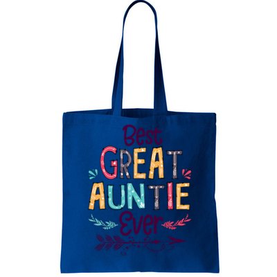 Best Great Auntie Ever Cute Arrow Family Blessing Meaningful Gift Tote Bag