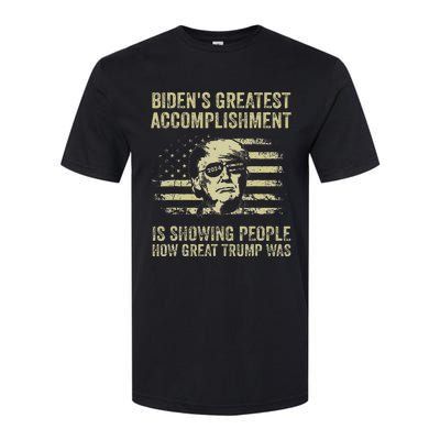 BidenS Greatest Accomplishment Is Showing Trump 2024 Softstyle CVC T-Shirt