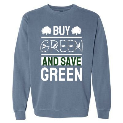 Buy Green And Save Green Garment-Dyed Sweatshirt