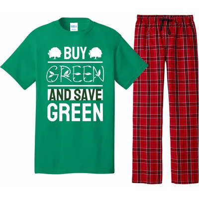 Buy Green And Save Green Pajama Set