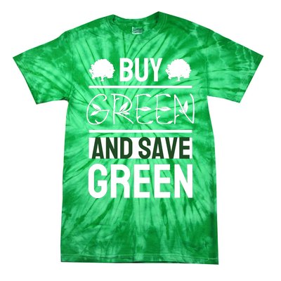 Buy Green And Save Green Tie-Dye T-Shirt