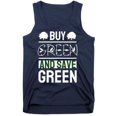 Buy Green And Save Green Tank Top