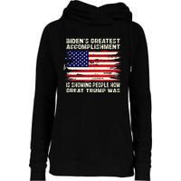 BidenS Greatest Accomplishment Is Showing 2024 Womens Funnel Neck Pullover Hood