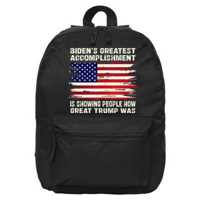 BidenS Greatest Accomplishment Is Showing 2024 16 in Basic Backpack