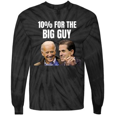 Big Guy AntiJoe Biden Tie-Dye Long Sleeve Shirt