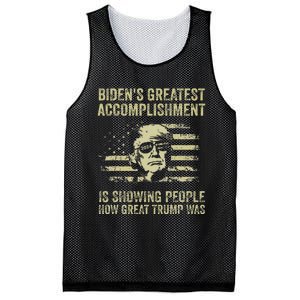 BidenS Greatest Accomplishment Is Showing Trump 2024 Mesh Reversible Basketball Jersey Tank