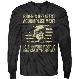 BidenS Greatest Accomplishment Is Showing Trump 2024 Tie-Dye Long Sleeve Shirt