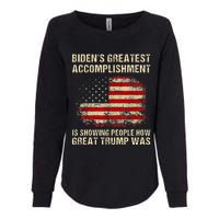 Bidens Greatest Accomplishment Is Showing Trump 2024 Womens California Wash Sweatshirt