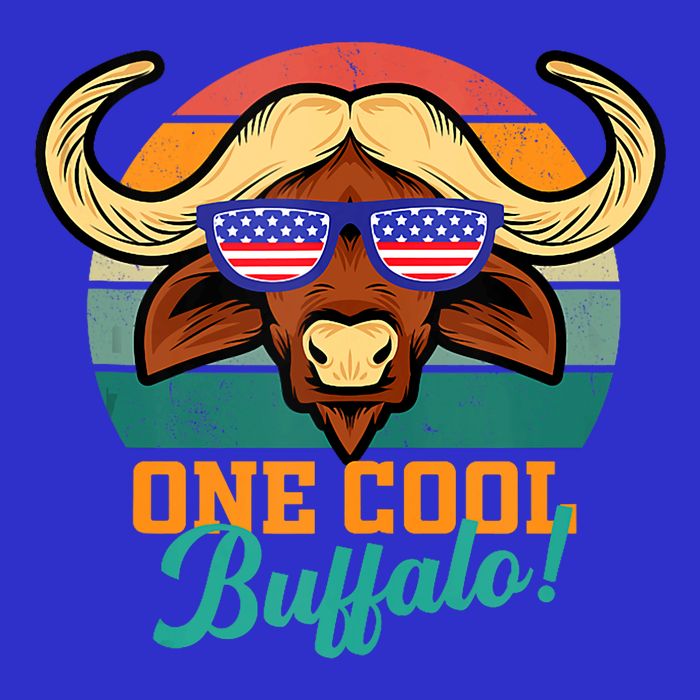 Buffalo Gifts Apparel Souvenirs Usa Flag Sports Tailgating Button