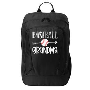 Baseball Grandma Arrow City Backpack