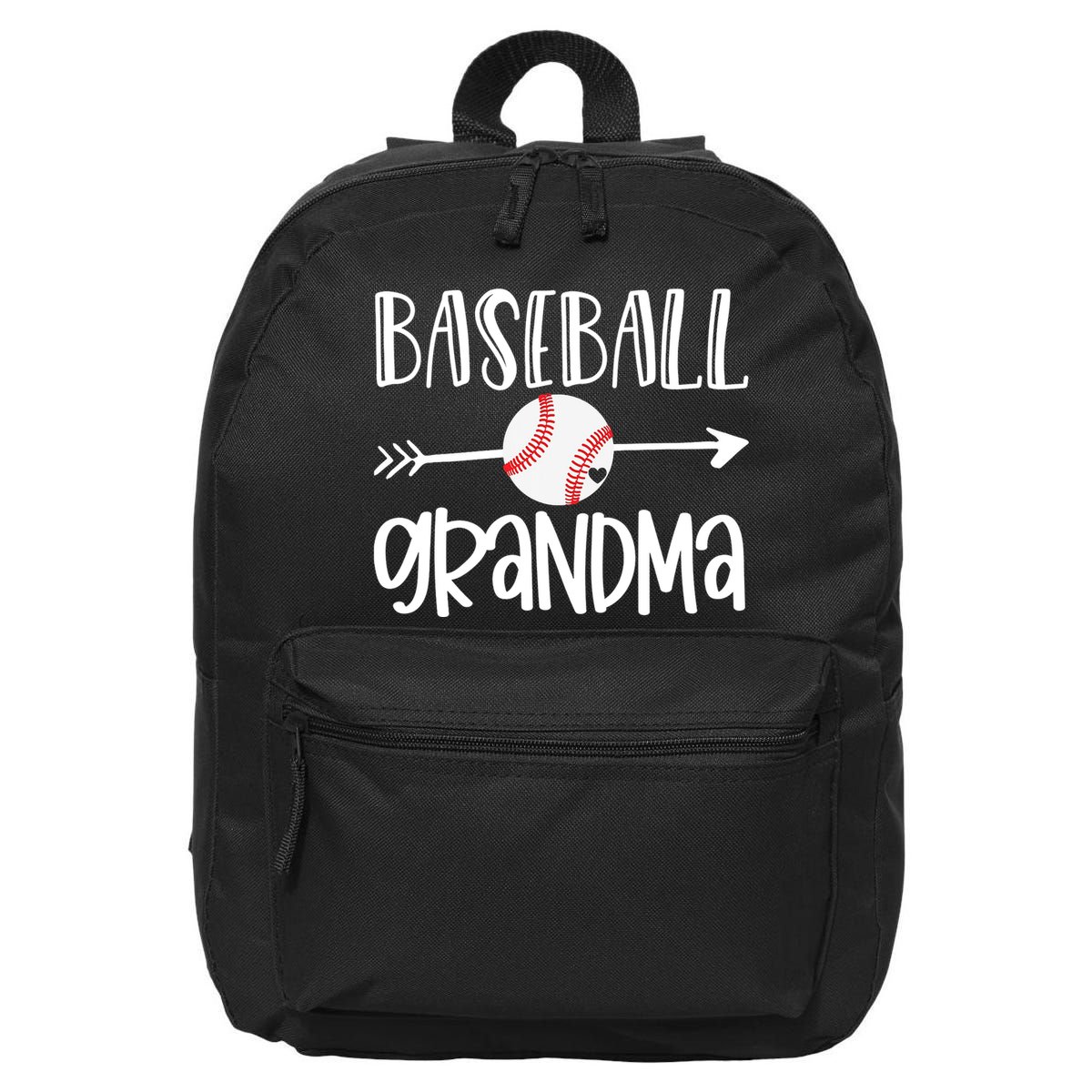 Baseball Grandma Arrow 16 in Basic Backpack