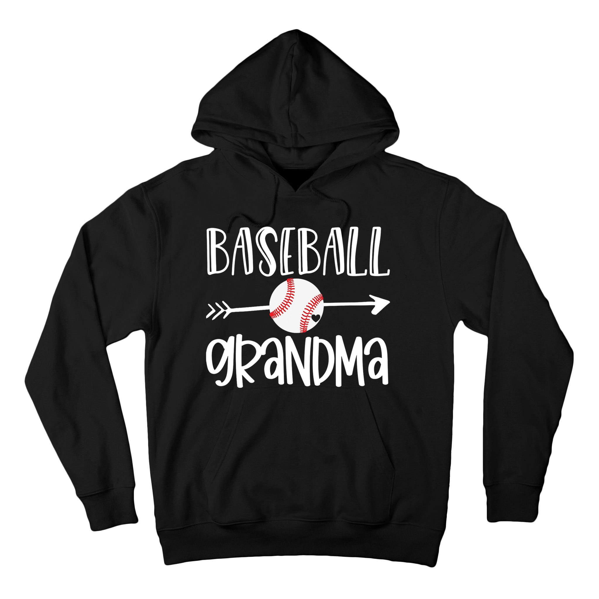 Baseball Grandma Arrow Tall Hoodie