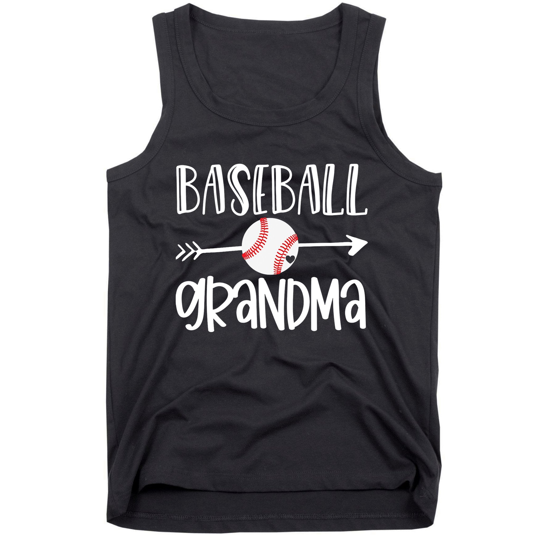 Baseball Grandma Arrow Tank Top